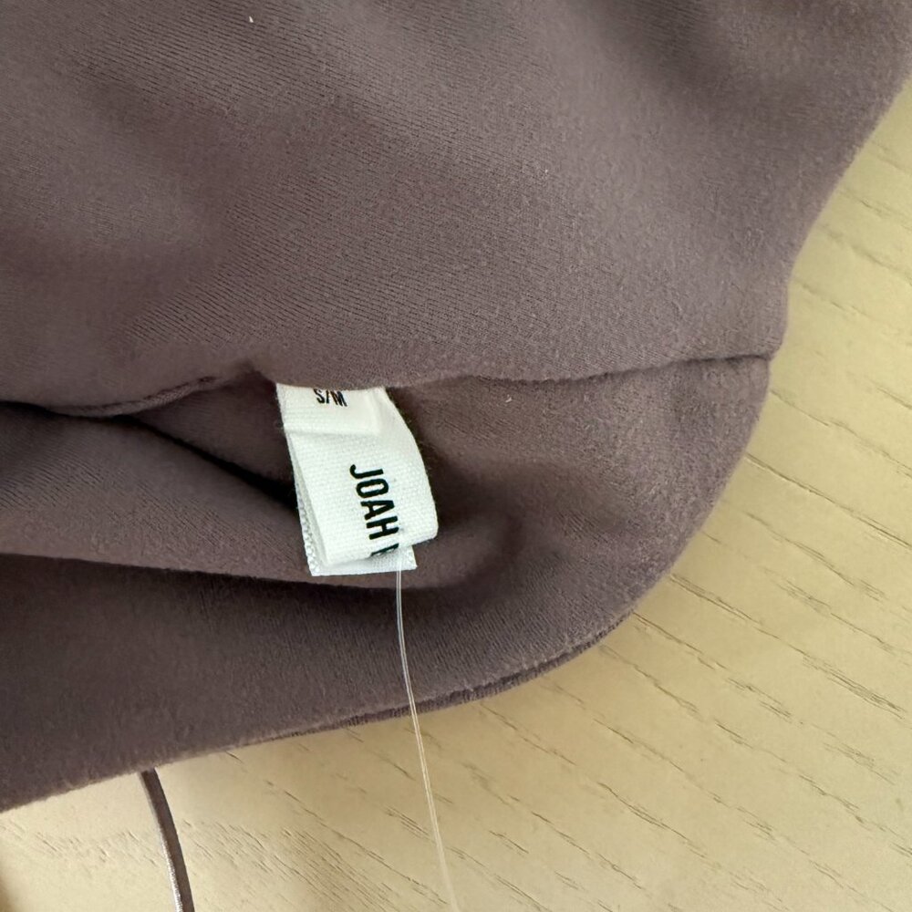 Joah Brown Contour Corset Cropped Tank in Sueded Mauve Purple  S/M Retail $98 - Picture 3 of 5